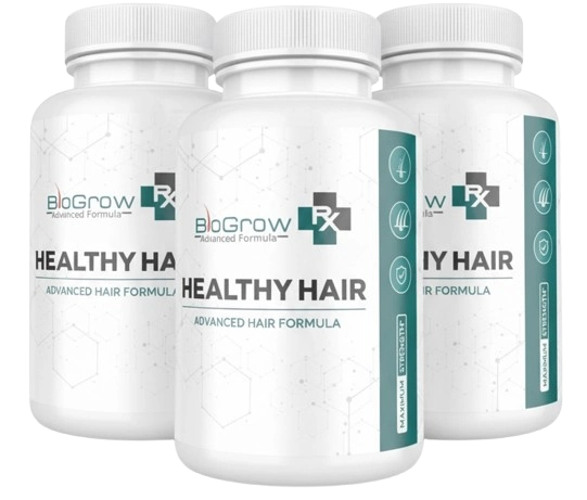 BioGrow hair support bottles